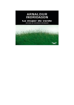 La Mujer De Verde  --  Arnaldur Indridason