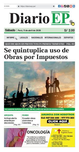 2026 04 11 Diario EP Aqp