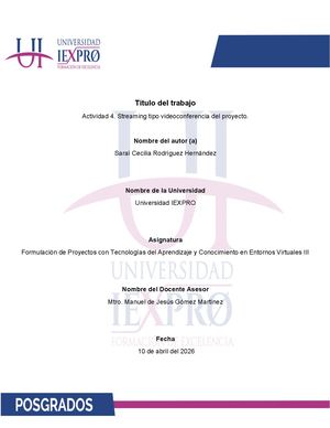 Actividad 4. Conclusiones Y Resultados