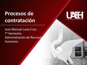 Procesos De Contratación Luna Cruz José Manuel