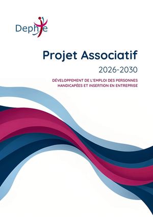 DEPHIE Projet Associatif 2026-2030
