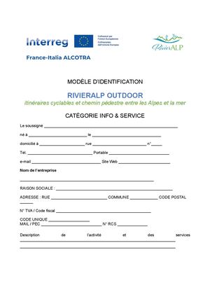 France - Info & Service - Adhésion Club Outdoor Rivier Alp