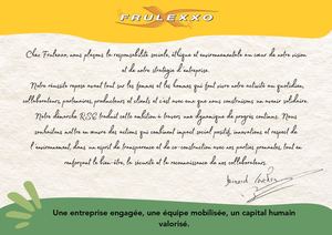 Plaquette Rse Frulexxo