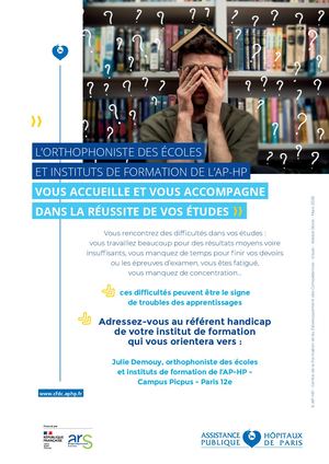 Flyer A4 Orthophoniste Etudiants 2026 Vf 1_CFDC AP-HP