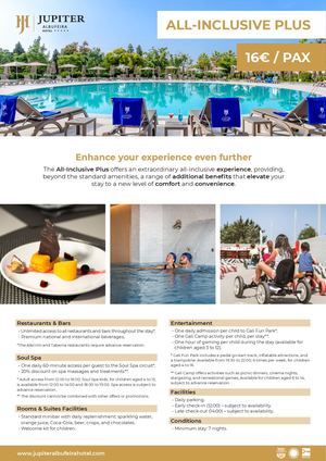All Inclusive Plus - Jupiter Albufeira Hotel