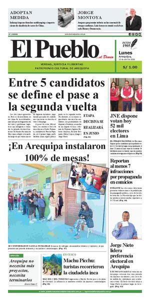 2026 04 13 Diario El Pueblo Aqp