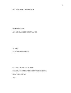 LOS TEXTOS ARGUMENTATIVOS