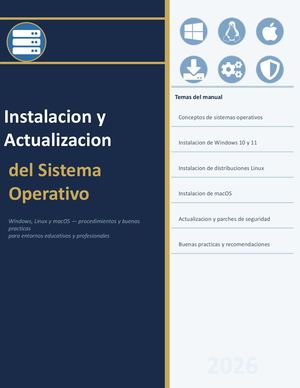 Instalacion Y Actualizacion Del Sistema Operativo