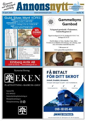 Annonsnytt V16 2026