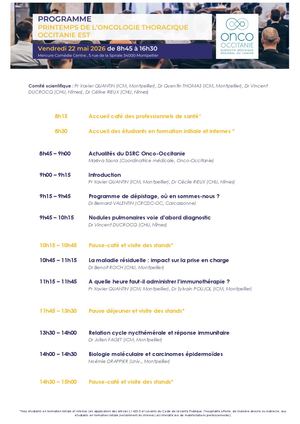 Programme RR Thorax Est