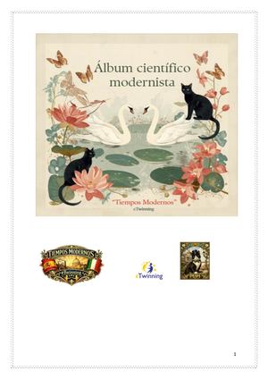 ÁLbum De Fichas Científicas Modernistas Docx