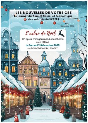 Bulletin du CSE de la SEPR 112 décembre 2025