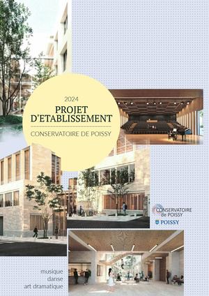 PROJET D'ETABLISSEMENT CONSERVATOIRE DE POISSY