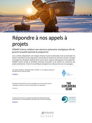 Calaméo - Page Science_ Répondre à Nos Appels à Projets