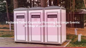 Portable Toilet Capacity Planning for Large Events: 4-Step Visual Calculator