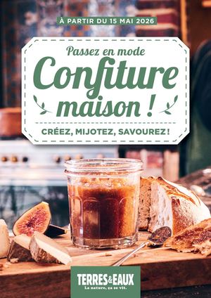 CATALOGUE CONFITURE T&E MAI 2026