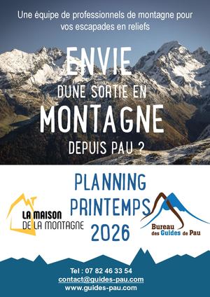 Bureau des Guides de Pau: Programme du printemps 2026