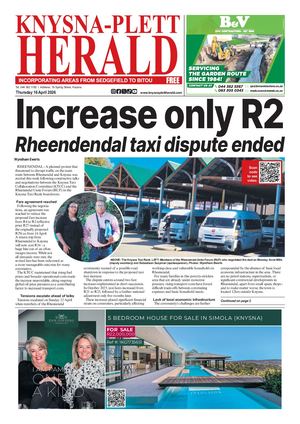 Knysna-Plett Herald 16 April