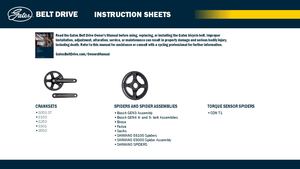 Bike Concept Instruction Sheets