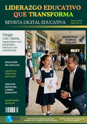 Revista Liderazgo Educativo Que Transforma
