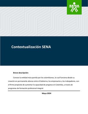 Conoce el Sena