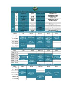 Planificacion Academica Primero 2026 Unidades Curriculares Programa De Ingeniería Biomedica Mencion Bioinstrumentacion