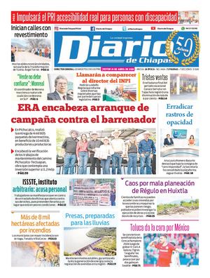 Portada, Jueves 16 De Abril De 2026