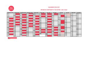 Calendrier Dcg Initial (2026 2029)