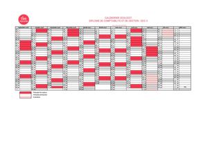 Calendrier Dcg 3 2025 2026