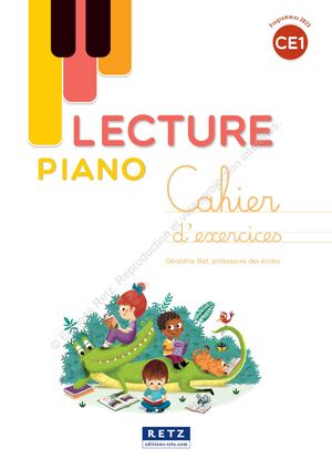Cahier d'exercices - Lecture Piano CE1