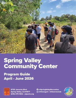 April - June 2026: Spring Valley Community Center Program Guide