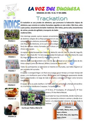 Semana 23 La Voz Del Duquesa