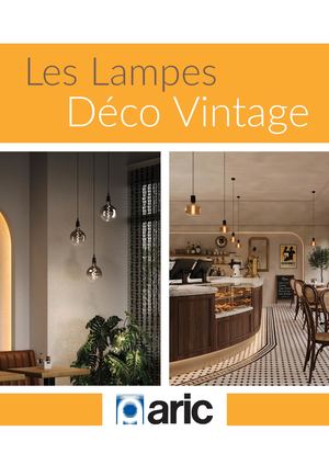 Brochure Lampes VINTAGE 2026