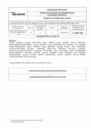Deliberations Cm 22 03 2026