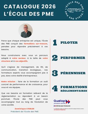 Catalogue Ecole Des Pme 2026
