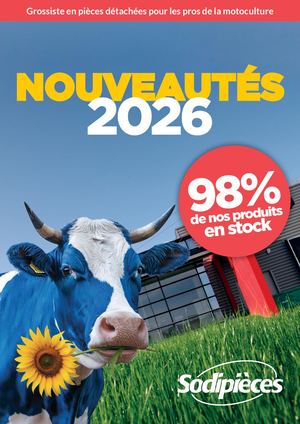 Catalogue Sodipièces - Nouveautés 2026