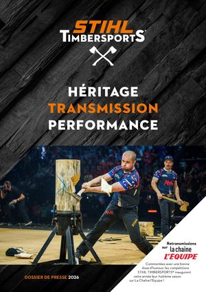Dossier de presse - Stihl Timbersports 2026