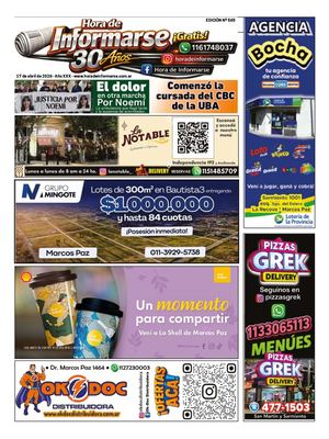 Hora de Informarse edición gráfica del 17 de abril 2026