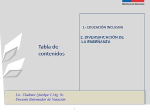 Educacion Inclusiva Y Diversidad