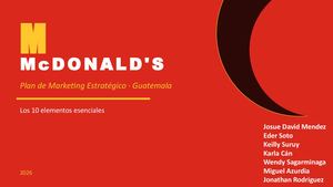 Plan Marketing Mcdonalds Gt