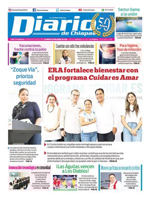 Portada Domingo 19 De Abril De 2026