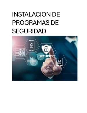Instalacion De Programas De Seguridad