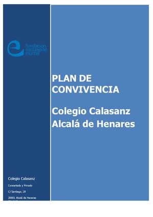 Plan Convivencia 2025-2026