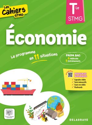 Extrait Delagrave Économie Tle STMG - Collection Les cahiers STMG (2026) 9782206117515