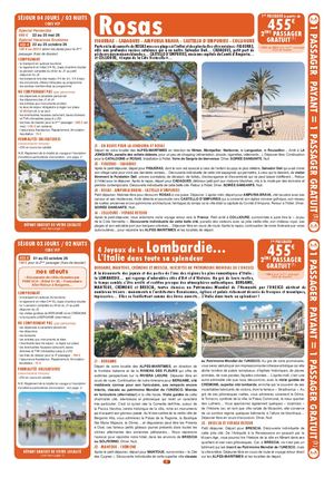 Voyages 1 Payant 1 Gratuit