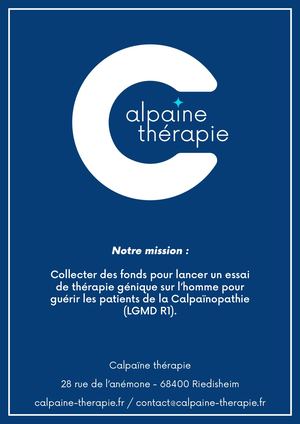 Calpaïne Thérapie Plaquette