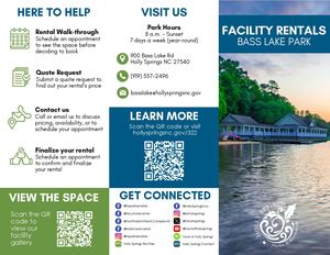 Bass Lake Facility Rental Brochure