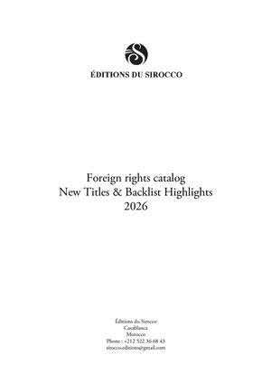 Editions Du Sirocco Foreign Rights 2026