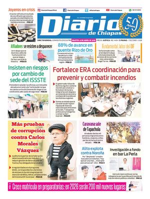 Portada, Martes 21 De Abril De 2026