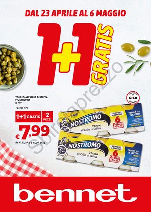 Volantino Bennet Dal 23 Aprile Al 06 Maggio 2026